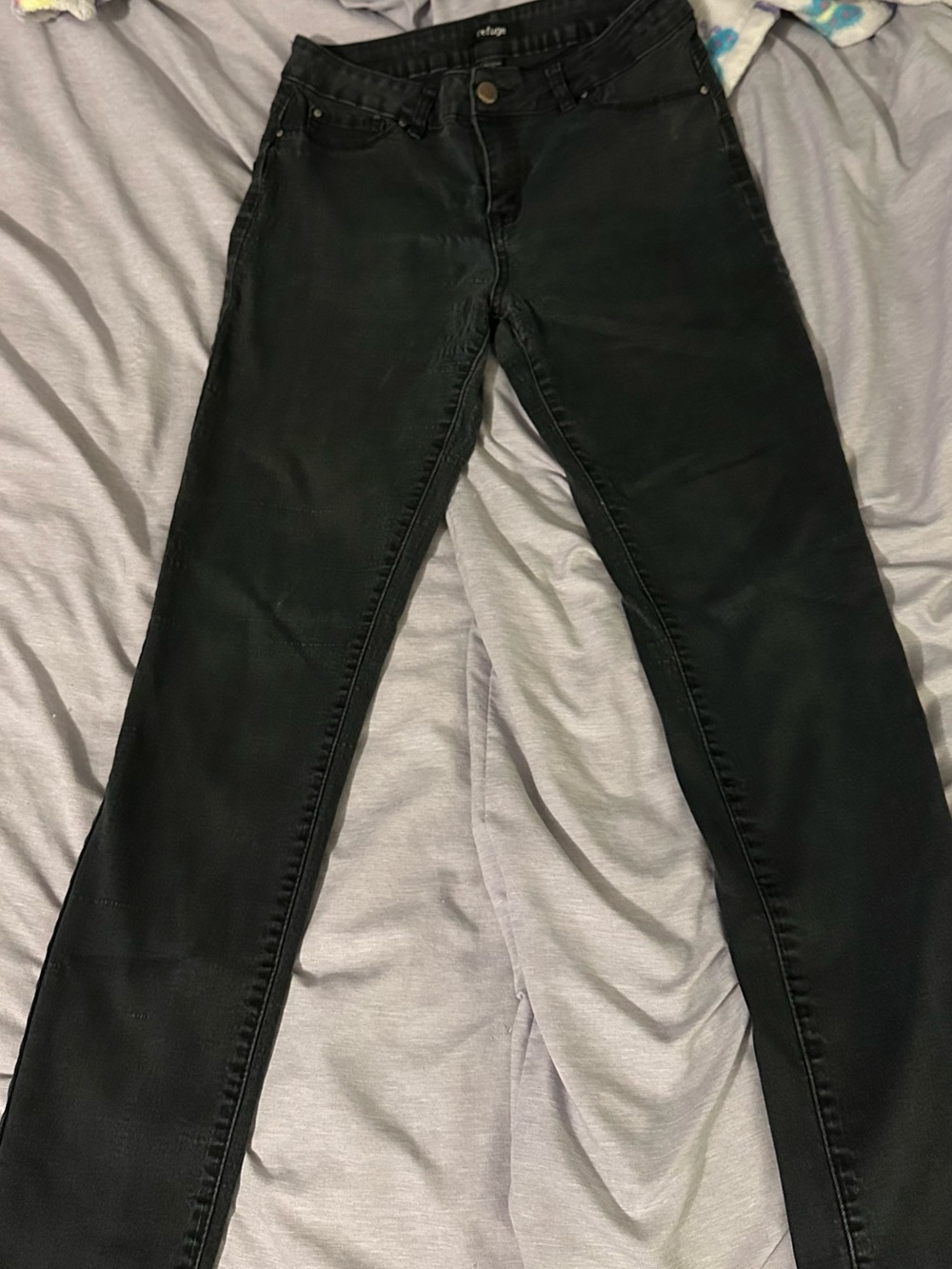 Women's Black Refuge Skinny Jeans
